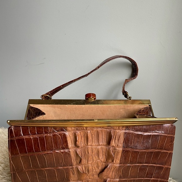 Alligator, crocodile purse,evening bag formal wear - Picture 8 of 9